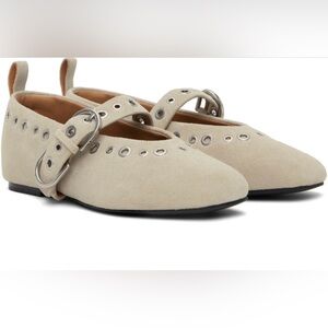 Rag & Bone Spire Mary Jane Shoes light sand suede
